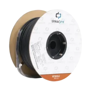 Carrete de Fibra Óptica Monomodo con Conectores LC