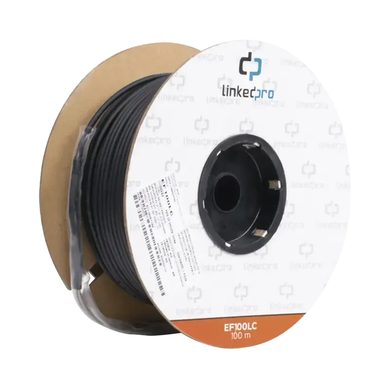 Carrete de Fibra Óptica Monomodo con Conectores LC Carrete de Fibra Óptica Monomodo con Conectores LC