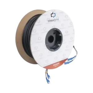 Carrete de Fibra Óptica Monomodo con Conectores SC