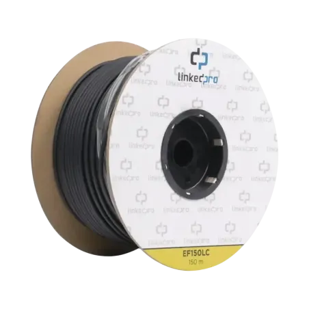 Carrete de Fibra Óptica Monomodo con conectores LC