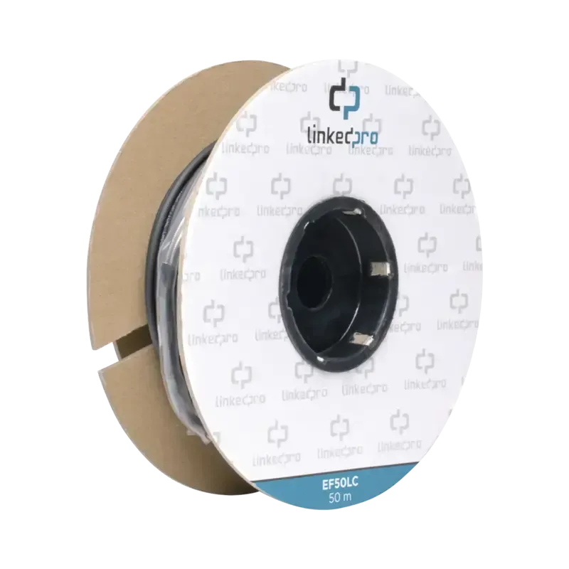 Carrete de Fibra Óptica Monomodo con Conectores LC Carrete de Fibra Óptica Monomodo con Conectores LC