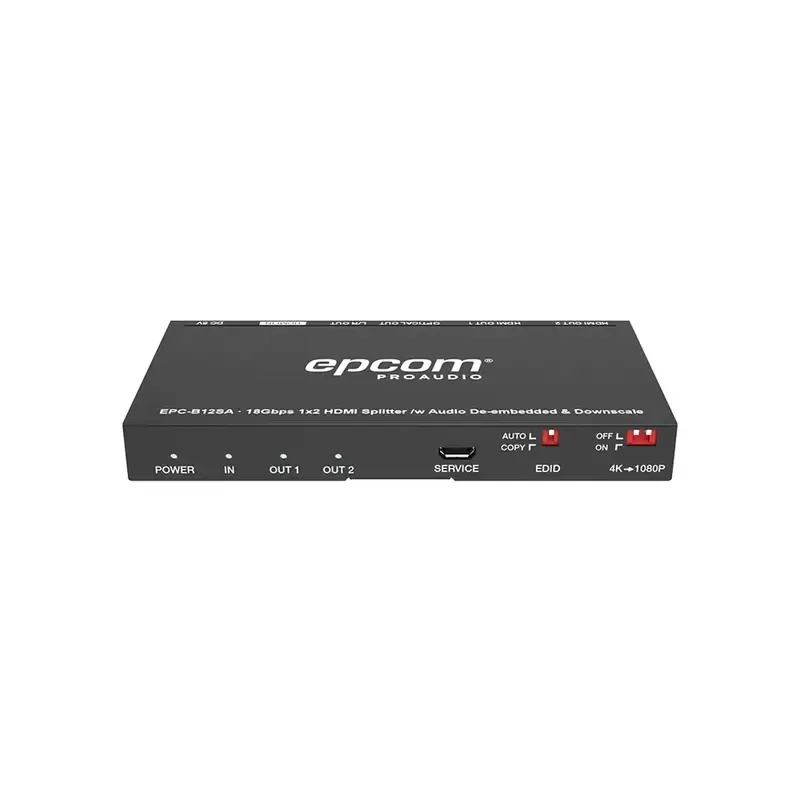 Splitter HDMI 1x2  4K@60Hz  Extractor de Audio  Do Splitter HDMI 1x2  4K@60Hz  Extractor de Audio  Do