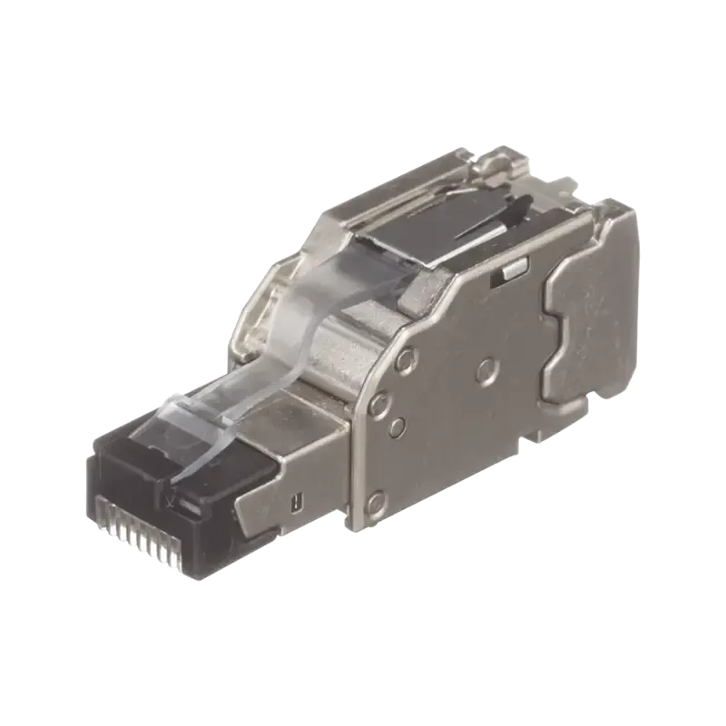 Plug RJ45 Blindado, Instalación Recta, Terminación Plug RJ45 Blindado, Instalación Recta, Terminación