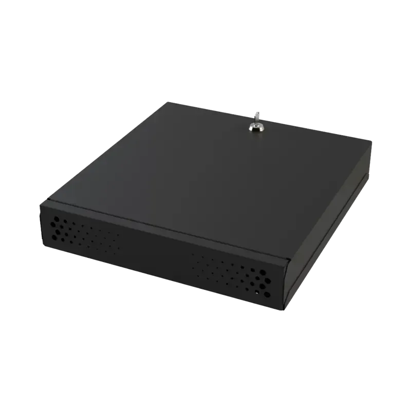 Gabinete Metálico de Seguridad para DVR/NVR, Ancho Gabinete Metálico de Seguridad para DVR/NVR, Ancho