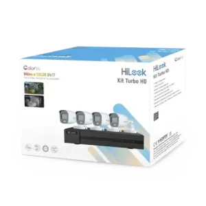 Kit TurboHD 1080pDVR 4 Canales4 Cámaras Bala Color