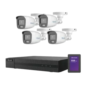 Kit TurboHD 1080p + SSD 1 TBDVR 4 Canales4 Cámaras