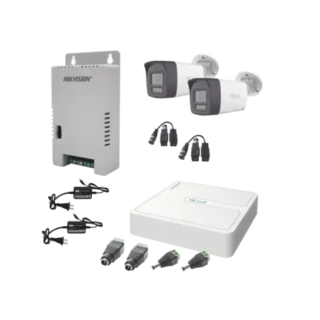 Kit HiLook Audio Bidireccional TurboHD 1080pDVR 4