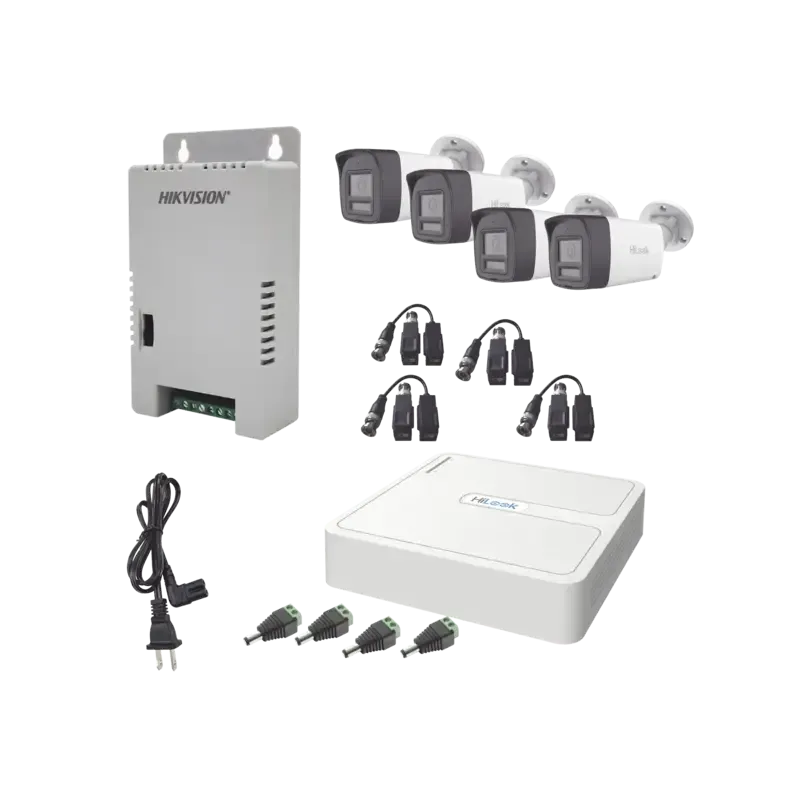 Kit HiLook Audio Bidireccional TurboHD 1080pDVR 4 Kit HiLook Audio Bidireccional TurboHD 1080pDVR 4