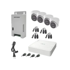 Kit HiLook Audio Bidireccional TurboHD 1080pDVR 4