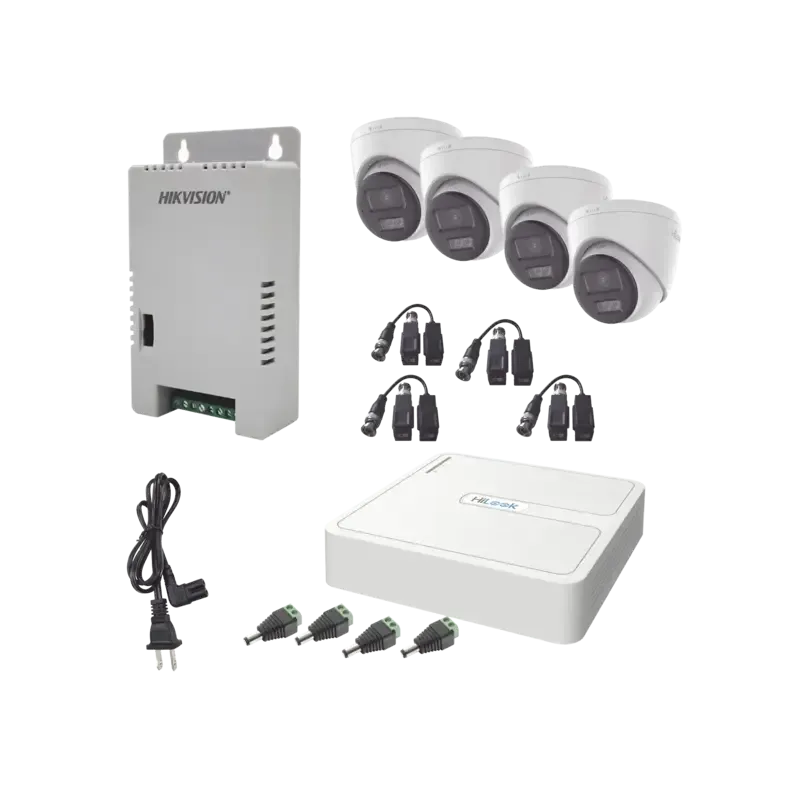 Kit HiLook Audio Bidireccional TurboHD 1080pDVR 4 Kit HiLook Audio Bidireccional TurboHD 1080pDVR 4
