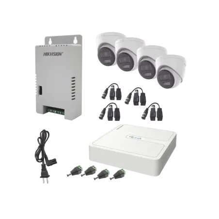 Kit HiLook Audio Bidireccional TurboHD 1080pDVR 4