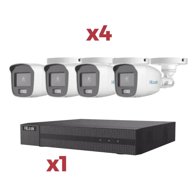 Kit DVR 4 Canales TurboHD + 1 Canal IP2 Megapixel Kit DVR 4 Canales TurboHD + 1 Canal IP2 Megapixel