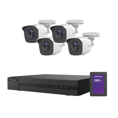 KIT TurboHD 1080p + SSD de 500 GBDVR 4 canales4 Cá
