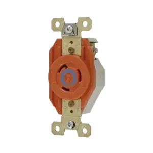 Receptáculo Sencillo de Media Vuelta/ 20 A 250 V C