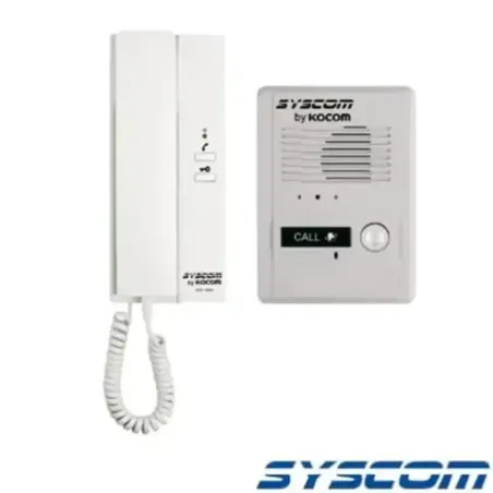 Kit de audio portero con un auricular expandible h