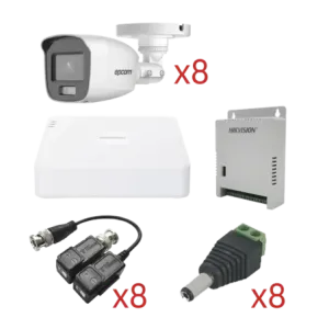 KIT TurboHD con Audio 1080pDVR 8 Canales 1080p lit