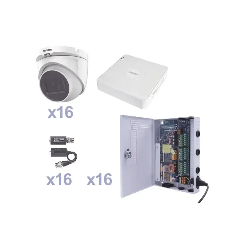 KIT TurboHD 1080p LiteDVR 16 Canales16 Cámaras Eye KIT TurboHD 1080p LiteDVR 16 Canales16 Cámaras Eye