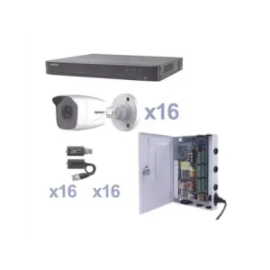 KIT TurboHD 1080pDVR 16 Canales16 Cámaras Bala ext
