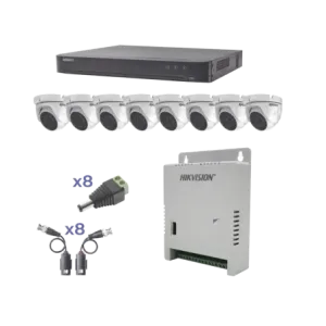 KIT TurboHD 1080pDVR 8 Canales8 Cámaras Eyeball ex