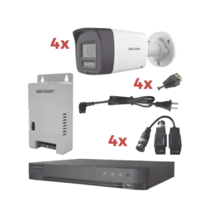 Kit Audio Bidireccional TurboHD 1080pDVR 4 Canales