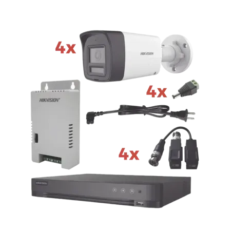 Kit Audio Bidireccional TurboHD 1080pDVR 4 Canales