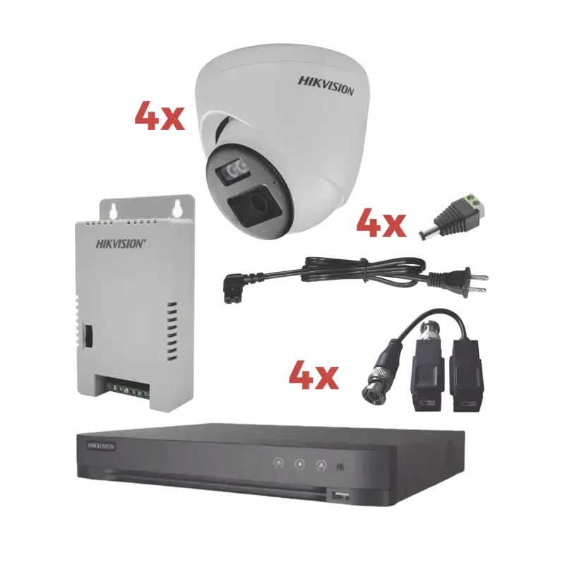 Kit Audio Bidireccional TurboHD 1080pDVR 4 Canales Kit Audio Bidireccional TurboHD 1080pDVR 4 Canales
