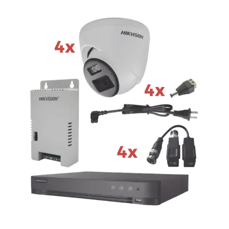 Kit Audio Bidireccional TurboHD 1080pDVR 4 Canales