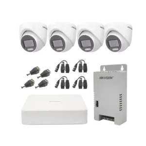 KIT TurboHD 1080pDVR 4 Canales con audio por coaxi