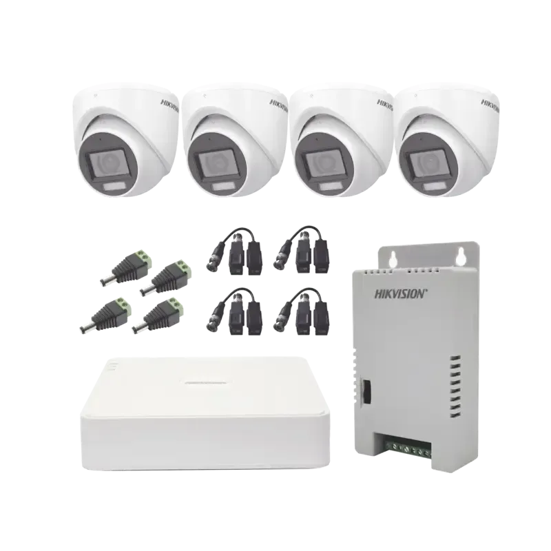 KIT TurboHD 1080pDVR 4 Canales con audio por coaxi KIT TurboHD 1080pDVR 4 Canales con audio por coaxi