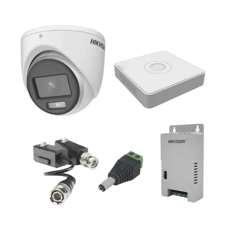 KIT COLORVU TURBOHD 1080pLiteDVR 4 Canales4 Cámara KIT COLORVU TURBOHD 1080pLiteDVR 4 Canales4 Cámara