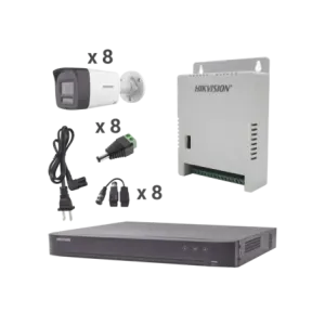 Kit Audio Bidireccional TurboHD 4K-3KDVR 8 Canales