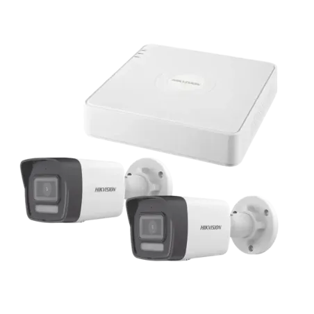 Kit IP 1080p 2 MegapixelNVR de 4 Canales con 4 Pue