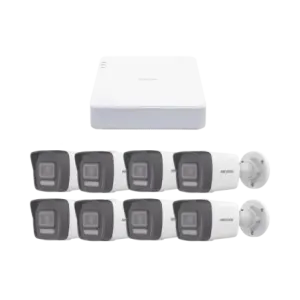 Kit IP 1080p 2 MegapixelNVR de 8 Canales con 8 Pue