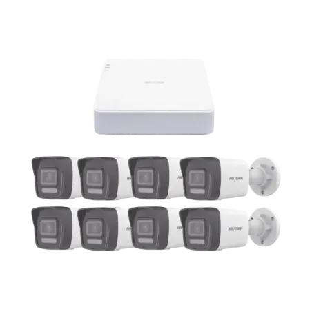 Kit IP 1080p 2 MegapixelNVR de 8 Canales con 8 Pue