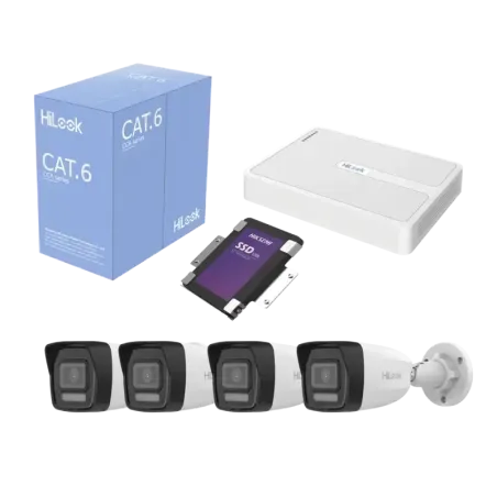 Kit IP 2 MegapixelNVR de 8 Canales con 8 Puertos P