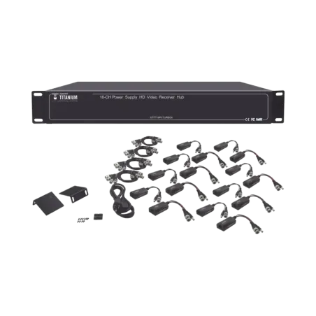 Kit de TRANSCEPTOR ACTIVO DE 16 CanalesVIDEO+PODER