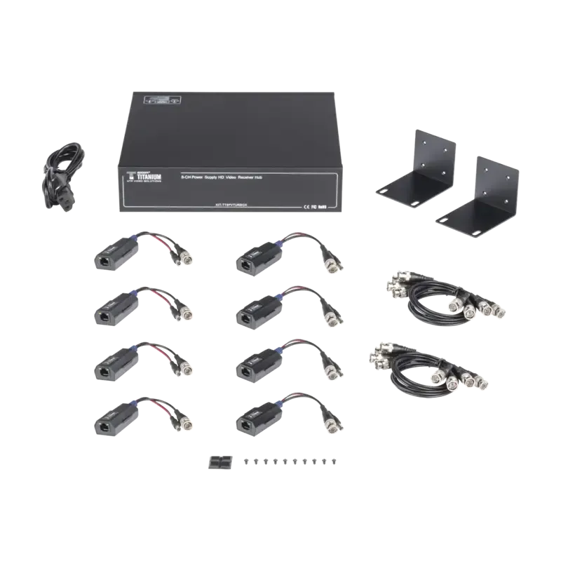 Kit de TRANSCEPTOR ACTIVO DE 8 CANALESVIDEO+PODER Kit de TRANSCEPTOR ACTIVO DE 8 CANALESVIDEO+PODER