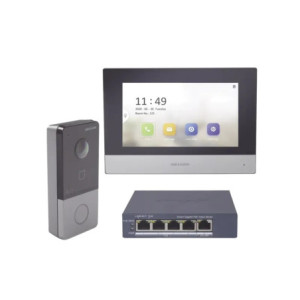 Kit de Videoportero IP + Switch Poe Poe Estan