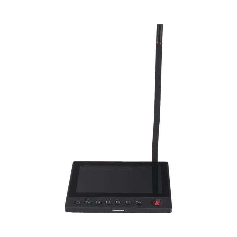 Micrófono IP12 VCD Pantalla Touch 7inTransmisión e Micrófono IP12 VCD Pantalla Touch 7inTransmisión e