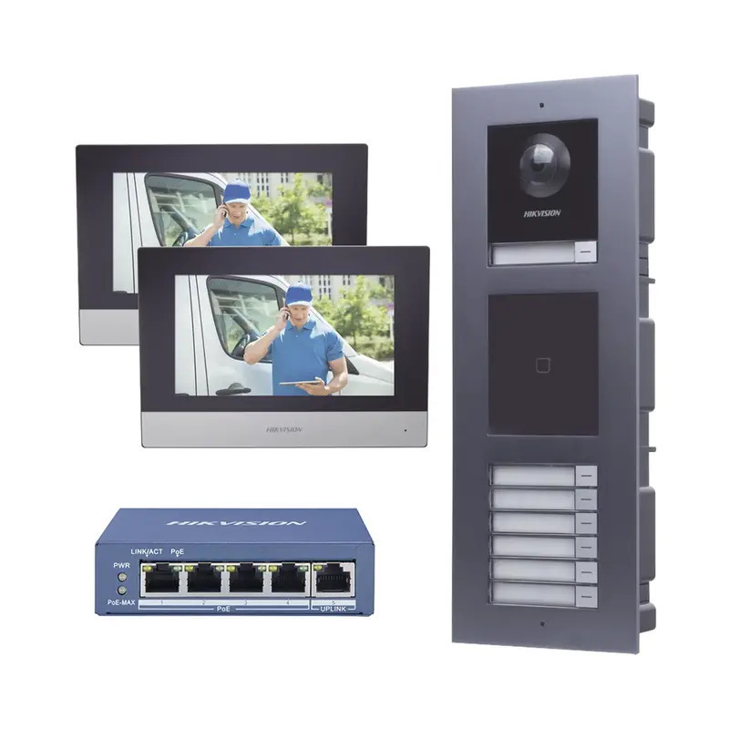 KIT de Videoportero IP para 7 DEPARTAMENTOS c KIT de Videoportero IP para 7 DEPARTAMENTOS c