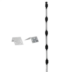 Poste con altura de 1m para cercos eléctricos/ Inc