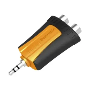Conector Estéreo  3.5 mm - 2 x conector Hembra RCA