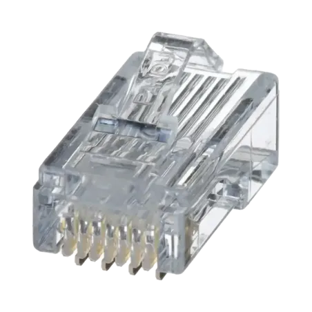 Plug RJ45 Cat5e, Para Cable UTP de Calibres 24-26
