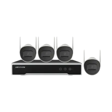 Kit IP Inalámbrico 4 MegapixelNVR 4 Canales4 Cámar