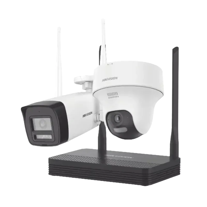 Kit IP Inalámbrico 2 MegapíxelNVS 4 Canales1 Cámar