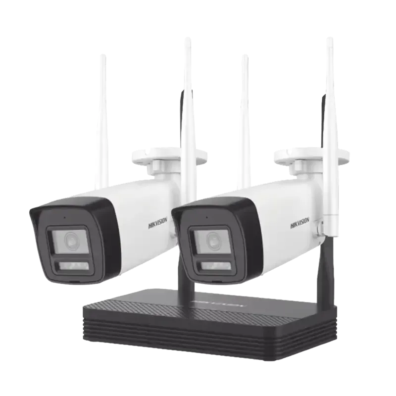 Kit IP Inalámbrico 4 MegapixelNVS 4 Canales2 Cámar Kit IP Inalámbrico 4 MegapixelNVS 4 Canales2 Cámar