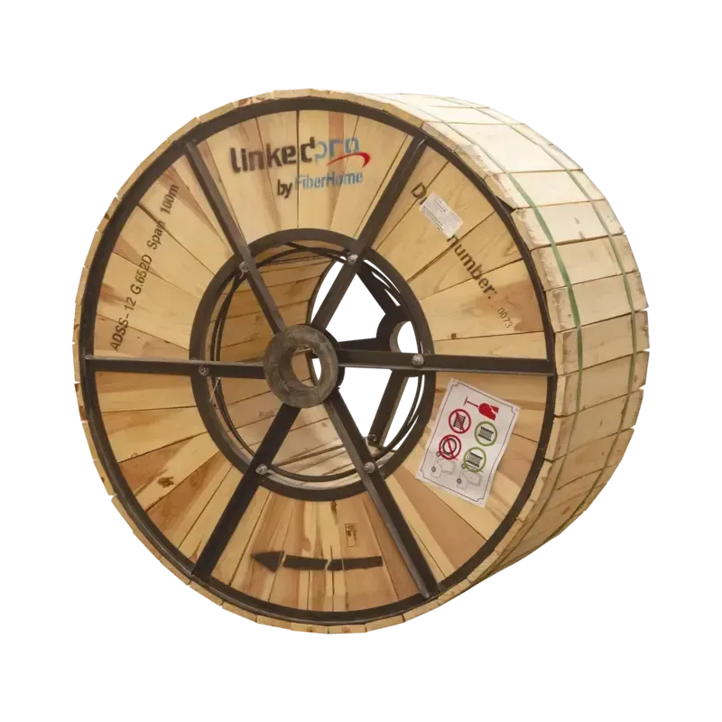 Carrete de 4 km de Fibra Óptica Aérea ADSS G.652D, Carrete de 4 km de Fibra Óptica Aérea ADSS G.652D,