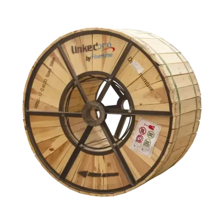 Carrete de 4 km de Fibra Óptica Aérea ADSS G.652D,