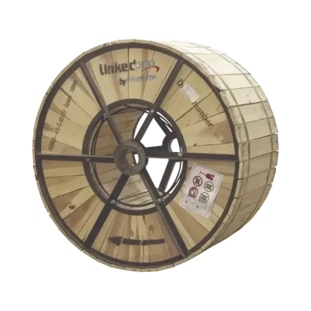 Carrete de 4 km de Fibra Óptica Aérea ADSS G.652D,