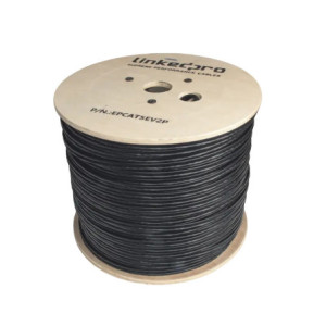 Bobina de Cable Siamés Cat5E CCA + 2 Cables G